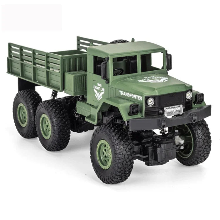 Đồ Chơi Xe Tải Bọc Giáp 6 Bánh Điều Khiển Từ Xa 1:18 2.4Ghz 4 Kênh JJR/C Dongfeng 8, Dongfeng 8 (Xanh Lá), Dongfeng 8 (Vàng)
