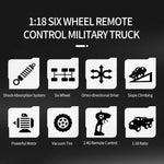 Đồ Chơi Xe Tải Bọc Giáp 6 Bánh Điều Khiển Từ Xa 1:18 2.4Ghz 4 Kênh JJR/C Dongfeng 8, Dongfeng 8 (Xanh Lá), Dongfeng 8 (Vàng)