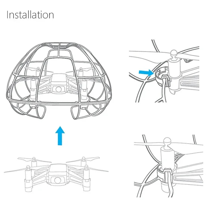 PGYTECH Lồng Bảo Vệ Hình Cầu cho DJI TELLO, Dành cho Lồng DJI TELLO