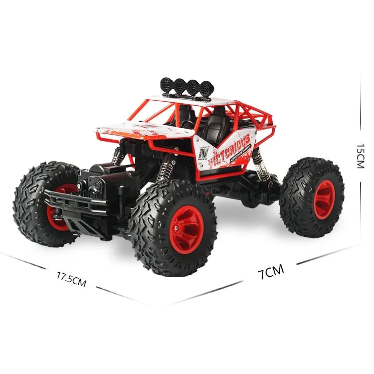 Xe đồ chơi điều khiển từ xa không dây 2.4GHz 1:16 trượt địa hình bốn bánh cho trẻ em, 6255 2.4GHz 1:16(Xanh), 6255 2.4GHz 1:16(Đỏ)