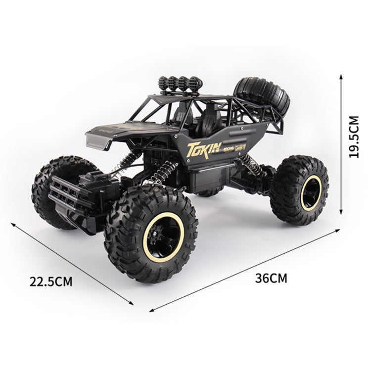 Xe leo núi hợp kim lớn tỉ lệ 1:12 HD6026 điều khiển từ xa bốn bánh, Kích thước: 37cm, HD6026 1:12 (Đen), 6255 2.4GHz 1:16 (Xanh lá), HD6026 1:12 (Vàng), HD6026 1:12 (Đỏ), HD6026 1:12 (Bạc)