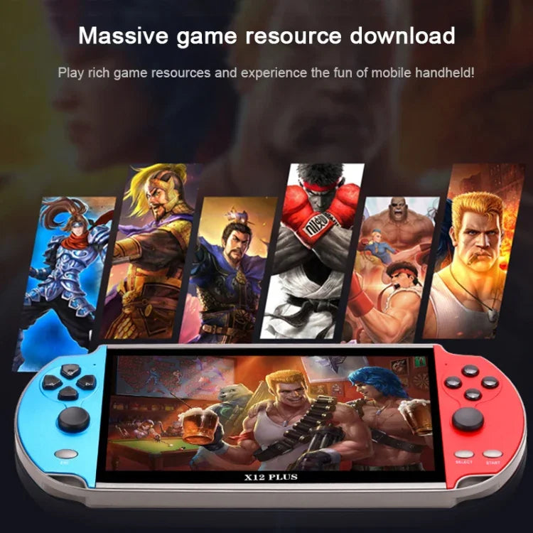 Powkiddy X12 Plus Máy Chơi Game Cầm Tay Cổ Điển Retro với Màn Hình HD 7 inch & Bộ Nhớ 16GB, Hỗ Trợ MP4 / Sách Điện Tử, X12 Plus