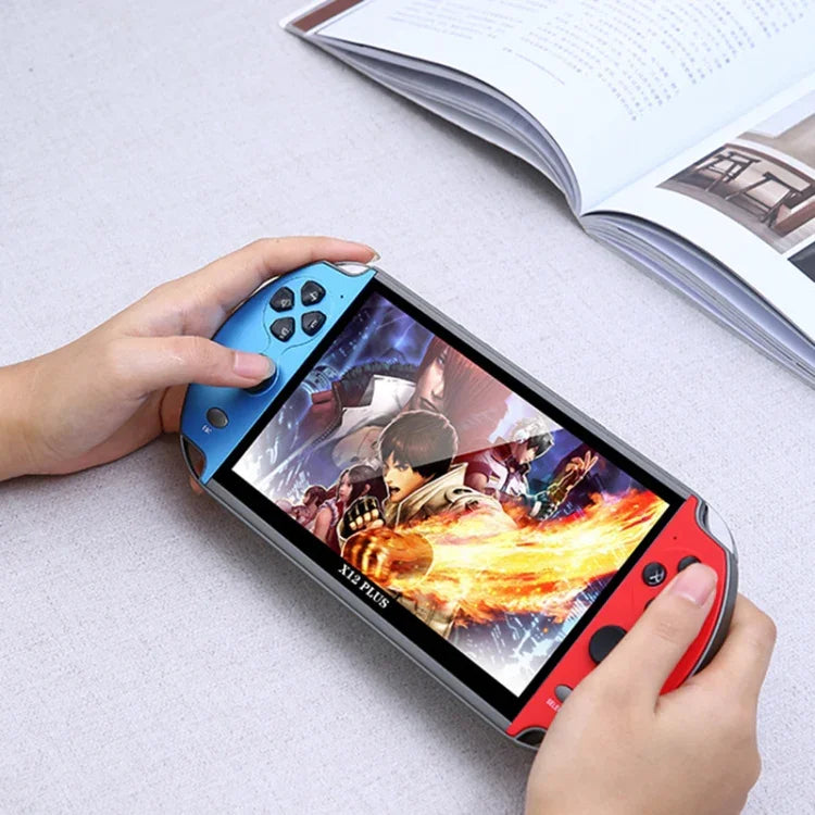 Powkiddy X12 Plus Máy Chơi Game Cầm Tay Cổ Điển Retro với Màn Hình HD 7 inch & Bộ Nhớ 16GB, Hỗ Trợ MP4 / Sách Điện Tử, X12 Plus