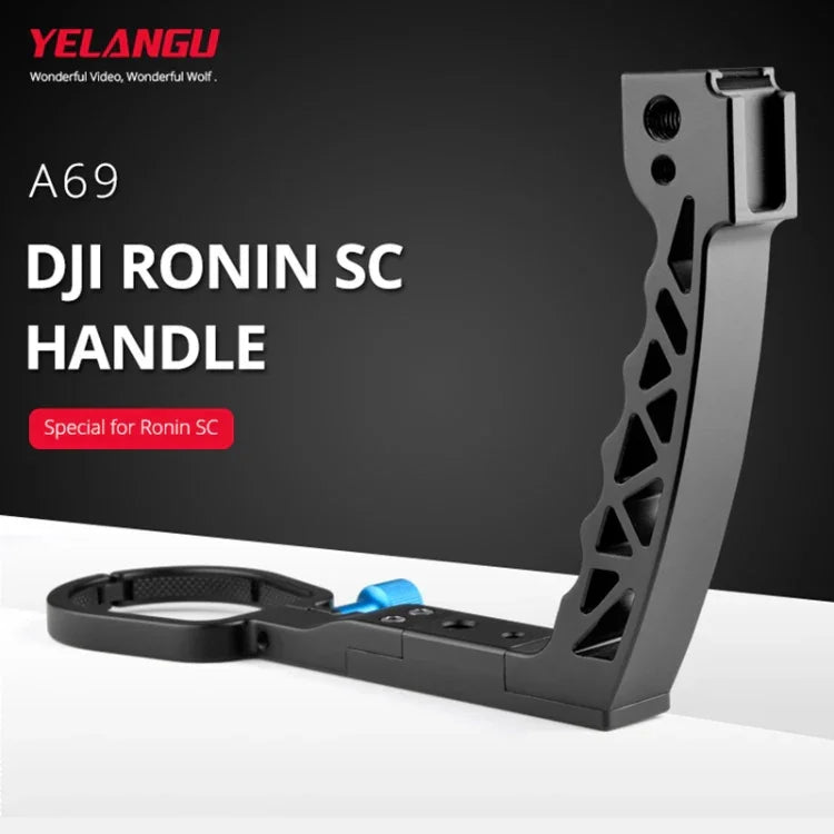 YELANGU A69 Tay Cầm Nâng Giá Đỡ Tay Cầm Cầm Tay Mở Rộng cho DJI Ronin SC, A69 cho DJI Ronin SC
