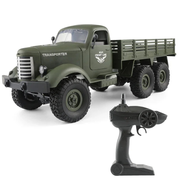 JJR/C Q60 Xe Tải Quân Sự Mini 1:16 2.4GHz RC 6WD Có Xích, Q60