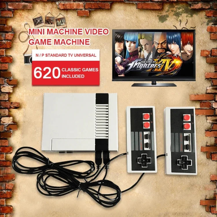 Máy Chơi Game Mini TV Cổ Điển Retro, Tích Hợp 620 Trò Chơi, 620 Trò Chơi(Phích Cắm EU), 620 Trò Chơi(Phích Cắm US)