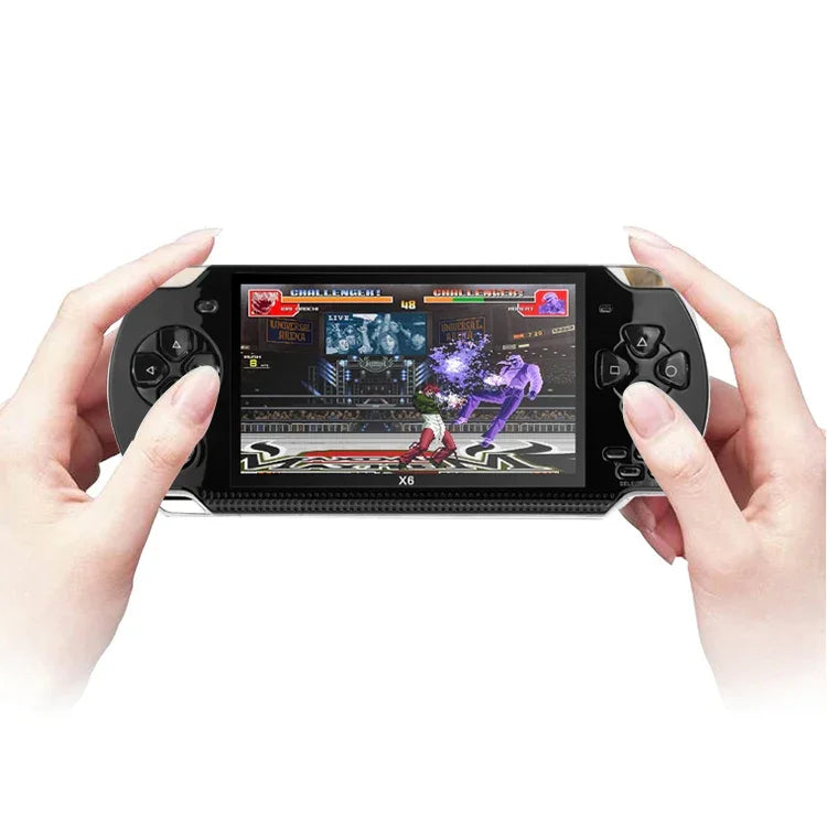 X6 Máy Chơi Game Di Động Retro Màn Hình 4.3 inch với Camera 3MP, Tích Hợp 10000 Trò Chơi, Hỗ Trợ Sách Điện Tử / Ghi Âm / Nghe Nhạc / Xem Video, X6