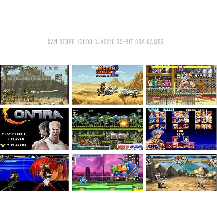 X6 Máy Chơi Game Di Động Retro Màn Hình 4.3 inch với Camera 3MP, Tích Hợp 10000 Trò Chơi, Hỗ Trợ Sách Điện Tử / Ghi Âm / Nghe Nhạc / Xem Video, X6