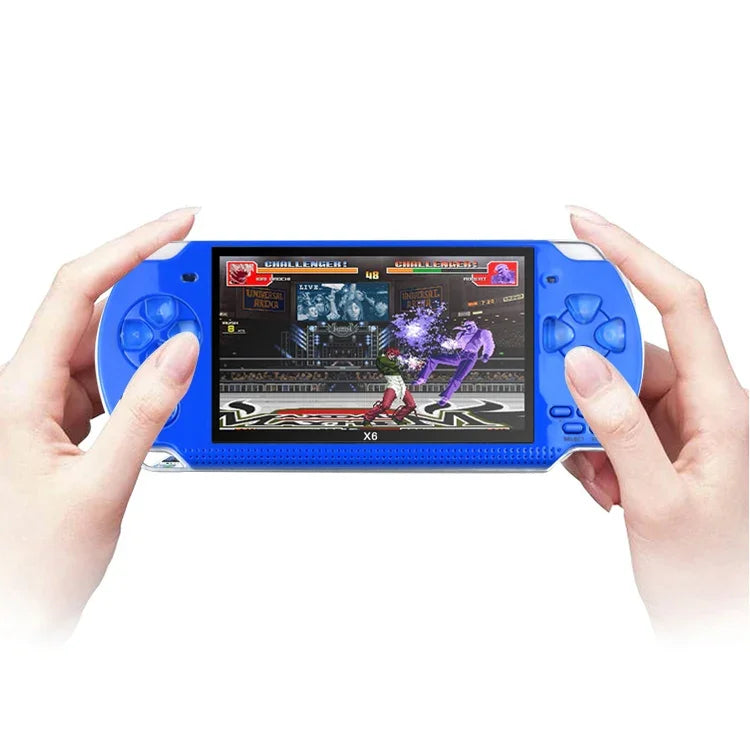 X6 Máy Chơi Game Di Động Retro Màn Hình 4.3 inch với Camera 3MP, Tích Hợp 10000 Trò Chơi, Hỗ Trợ Sách Điện Tử / Ghi Âm / Nghe Nhạc / Xem Video, X6