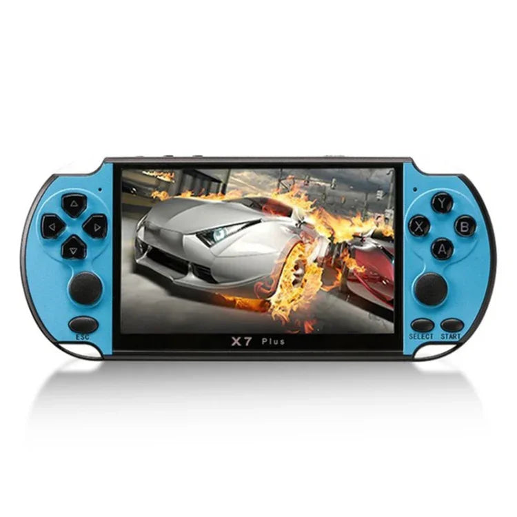 Máy chơi game cầm tay cổ điển Retro X7 Plus với màn hình HD 5.1 inch & bộ nhớ 8G, hỗ trợ MP4 / ebook, X7 Plus (Vàng + Đỏ), X7 Plus (Vàng), X7 Plus (Xanh dương + Đỏ), X7 Plus (Xanh dương), X7 Plus (Đỏ)