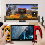 Máy chơi game cầm tay cổ điển Retro X7 Plus với màn hình HD 5.1 inch & bộ nhớ 8G, hỗ trợ MP4 / ebook, X7 Plus (Vàng + Đỏ), X7 Plus (Vàng), X7 Plus (Xanh dương + Đỏ), X7 Plus (Xanh dương), X7 Plus (Đỏ)