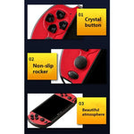 Máy chơi game cầm tay cổ điển Retro X7 Plus với màn hình HD 5.1 inch & bộ nhớ 8G, hỗ trợ MP4 / ebook, X7 Plus (Vàng + Đỏ), X7 Plus (Vàng), X7 Plus (Xanh dương + Đỏ), X7 Plus (Xanh dương), X7 Plus (Đỏ)
