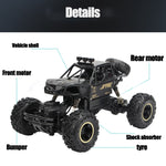 Xe leo núi điều khiển từ xa 4WD 2 động cơ 2.4GHz, Model:6026, 6026 (Đen), 6026 (Vàng), 6026 (Bạc)