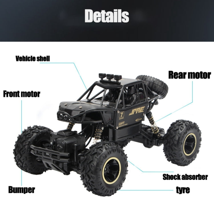 Xe leo núi điều khiển từ xa 4WD 2 động cơ 2.4GHz, Model:6026, 6026 (Đen), 6026 (Vàng), 6026 (Bạc)