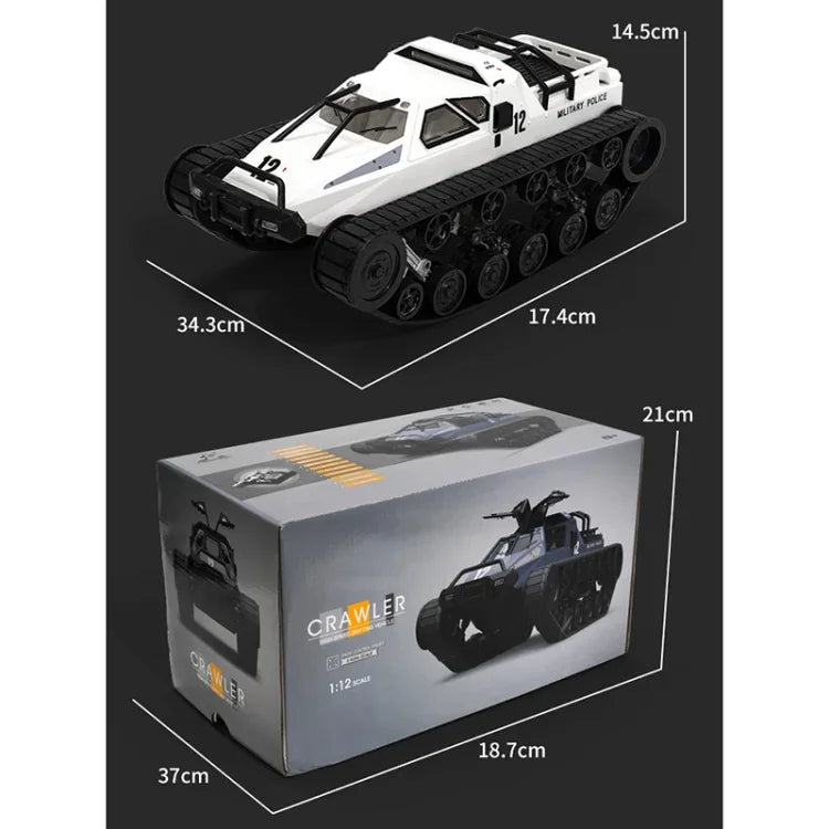 SG-1203 Xe Tăng Điều Khiển Từ Xa Mô Phỏng 1:12 2.4G EV Có Bánh Xích, Xe Địa Hình Mô Hình Đồ Chơi Xe Hơi