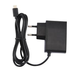 Bộ Sạc Adapter Tường cho Máy Chơi Game Nintendo Switch NS, DC 5V, Dài Cáp: 1.5m, Phích Cắm EU (Đen), Cho Switch NS Phích Cắm EU