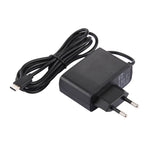 Bộ Sạc Adapter Tường cho Máy Chơi Game Nintendo Switch NS, DC 5V, Dài Cáp: 1.5m, Phích Cắm EU (Đen), Cho Switch NS Phích Cắm EU