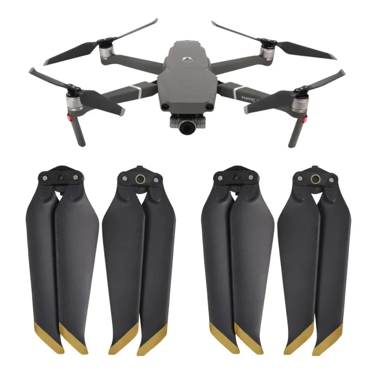 2 cặp cánh quạt tháo nhanh giảm tiếng ồn 8743F cho DJI Mavic 2 Pro / Zoom, cho DJI Mavic 2  2 cặp Vàng, cho DJI Mavic 2  2 cặp Bạc