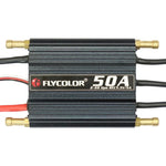 Bộ điều khiển tốc độ điện tử chống nước Flycolor Flymoster Series 50A 2-6S cho thuyền RC, 50A 2-6S