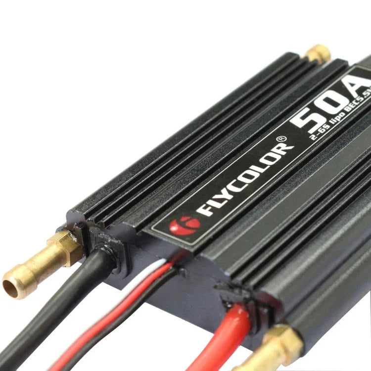 Bộ điều khiển tốc độ điện tử chống nước Flycolor Flymoster Series 50A 2-6S cho thuyền RC, 50A 2-6S