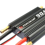 Bộ điều khiển tốc độ điện tử không chổi than Flycolor Flymoster Series 90A 2-6S chống nước cho thuyền RC, 90A 2-6S