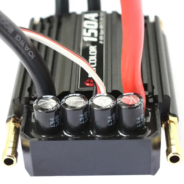 Bộ điều khiển tốc độ điện tử chống nước Flycolor Flymoster Series 150A 2-6S cho thuyền RC, 150A 2-6S