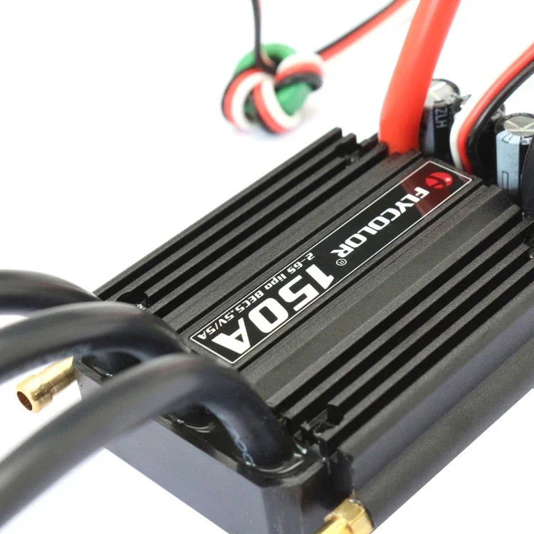 Bộ điều khiển tốc độ điện tử chống nước Flycolor Flymoster Series 150A 2-6S cho thuyền RC, 150A 2-6S