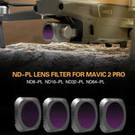 Sunnylife M2P-FI538 kính lọc ND8-PL + ND16-PL + ND32-PL + ND64-PL ND-PL cho DJI Mavic 2 Pro
