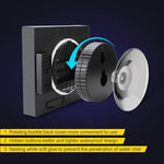 Đồng hồ treo tường phòng tắm chống nước TS-WP10-W, Bộ hẹn giờ, Nhiệt kế ẩm kế gia đình, TS-WP10-W, TS-WP10-B