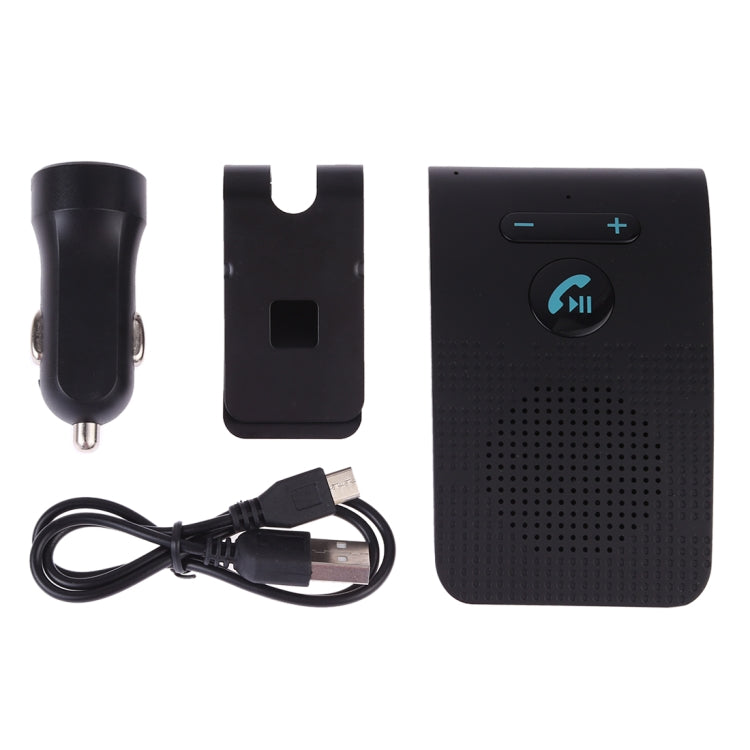 Bộ kit loa rảnh tay xe hơi Bluetooth không dây đa điểm SP09 V4.2, hỗ trợ đọc giọng nói & cảm biến rung