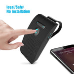Bộ kit loa rảnh tay xe hơi Bluetooth không dây đa điểm SP09 V4.2, hỗ trợ đọc giọng nói & cảm biến rung
