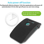 Bộ kit loa rảnh tay xe hơi Bluetooth không dây đa điểm SP09 V4.2, hỗ trợ đọc giọng nói & cảm biến rung