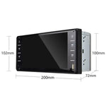 Thiết bị dẫn đường GPS xe hơi màn hình cảm ứng đa điểm 7 inch 848V, hỗ trợ thẻ TF / USB / AUX / MP5 Player / kết nối Android & iPhone, 848V