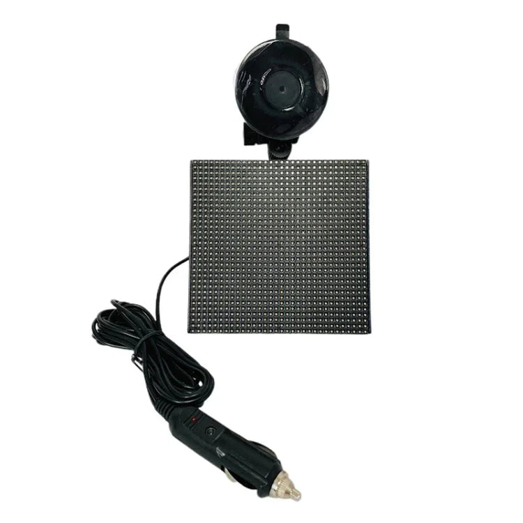 Bảng hiển thị LED xe hơi điều khiển qua ứng dụng Bluetooth không dây 32x32 pixel màu đầy đủ biểu tượng cảm xúc mặt cười, 32x32 pixel sạc xe hơi