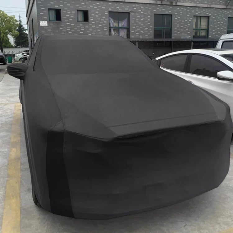 Bạt phủ xe hơi chống bụi, chống UV, cách nhiệt, co giãn bằng bông đàn hồi cho xe hatchback, Kích thước: 3.9m~4.19m, Kích thước: 3.9m~4.19m