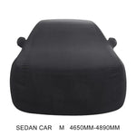 Bạt phủ xe hơi chống bụi, chống UV, cách nhiệt, co giãn bằng bông đàn hồi cho xe sedan, Kích thước: M, 4.65m~4.89m, Kích thước: M, 4.65m~4.89m