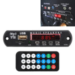 Bảng giải mã âm thanh MP3 xe hơi 12V radio FM thẻ TF USB cổng AUX 3,5 mm, không có Bluetooth và ghi âm