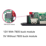 Bảng giải mã âm thanh MP3 xe hơi 12V radio FM thẻ TF USB cổng AUX 3,5 mm, không có Bluetooth và ghi âm