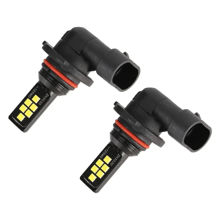 2 Cái Đèn sương mù ô tô 9005 DC9-16V / 3.5W / 6000K / 320LM 12LEDs SMD-ZH3030, có dòng điện không đổi, 9005