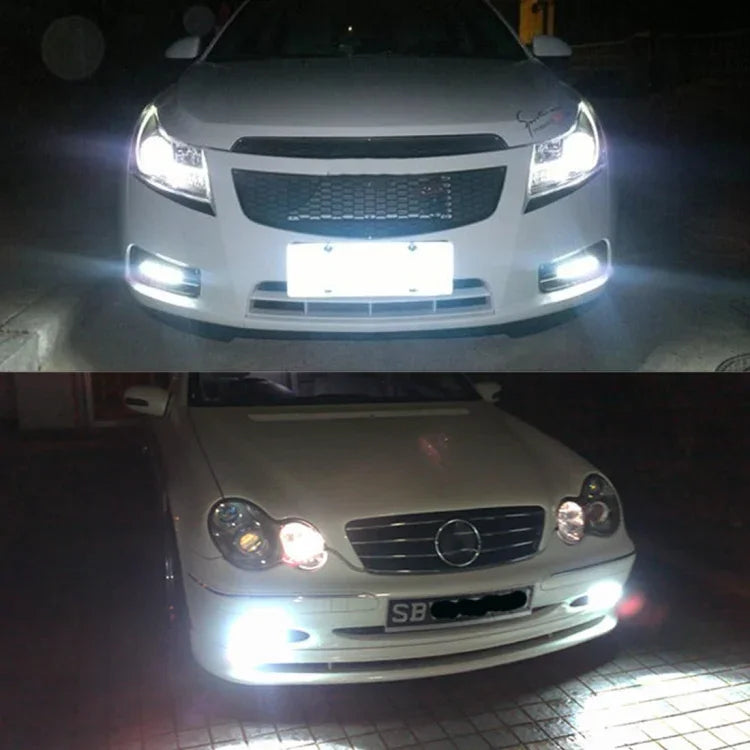 2 Cái Đèn sương mù ô tô 9005 DC9-16V / 3.5W / 6000K / 320LM 12LEDs SMD-ZH3030, có dòng điện không đổi, 9005