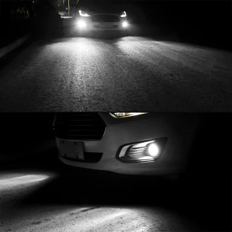 2 Cái Đèn sương mù ô tô 9005 DC9-16V / 3.5W / 6000K / 320LM 12LEDs SMD-ZH3030, có dòng điện không đổi, 9005