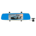 Gương chiếu hậu LCD cảm ứng 7 inch V100 Ghi hình xe với camera riêng biệt, Góc nhìn rộng 170 độ, Hỗ trợ nhìn ban đêm / Quay vòng / Phát hiện chuyển động / Cảm biến G / Thẻ TF, 7 inch