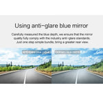 Gương chiếu hậu LCD cảm ứng 7 inch V100 Ghi hình xe với camera riêng biệt, Góc nhìn rộng 170 độ, Hỗ trợ nhìn ban đêm / Quay vòng / Phát hiện chuyển động / Cảm biến G / Thẻ TF, 7 inch