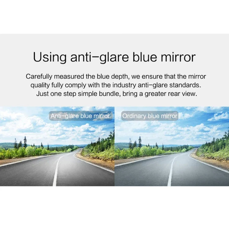 Gương chiếu hậu LCD cảm ứng 7 inch V100 Ghi hình xe với camera riêng biệt, Góc nhìn rộng 170 độ, Hỗ trợ nhìn ban đêm / Quay vòng / Phát hiện chuyển động / Cảm biến G / Thẻ TF, 7 inch