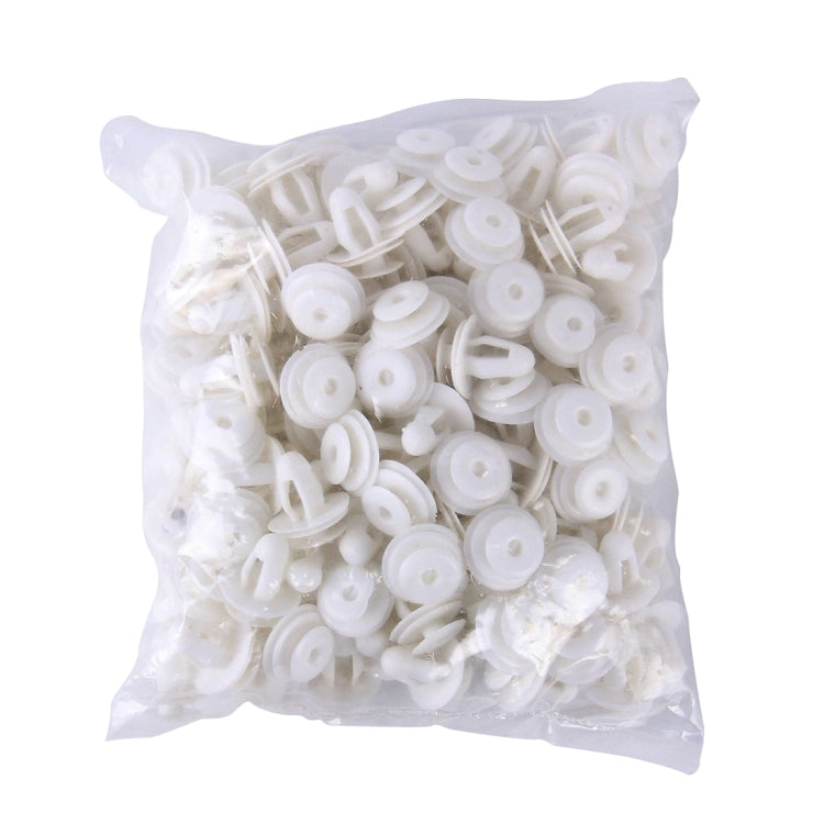 100 PCS Hole Plastic Rivets Fastener Push Clips