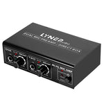 LINEPAUDIO A961 Bộ Khuếch Đại Micro 2 Kênh cho Đàn Guitar Điện và Đàn Bass Điện, A961