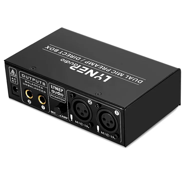 LINEPAUDIO A961 Bộ Khuếch Đại Micro 2 Kênh cho Đàn Guitar Điện và Đàn Bass Điện, A961