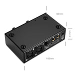 LINEPAUDIO A961 Bộ Khuếch Đại Micro 2 Kênh cho Đàn Guitar Điện và Đàn Bass Điện, A961