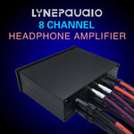 LINEPAUDIO A966 Pro Bộ khuếch đại tai nghe tám kênh Bộ chia tai nghe Bộ khuếch đại tín hiệu, A966