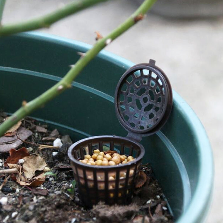 10 bộ dụng cụ bonsai sản phẩm làm vườn hộp phân bón bonsai có nắp, kích thước nhỏ: 4 x 3cm, kích thước nhỏ: 4 x 3cm